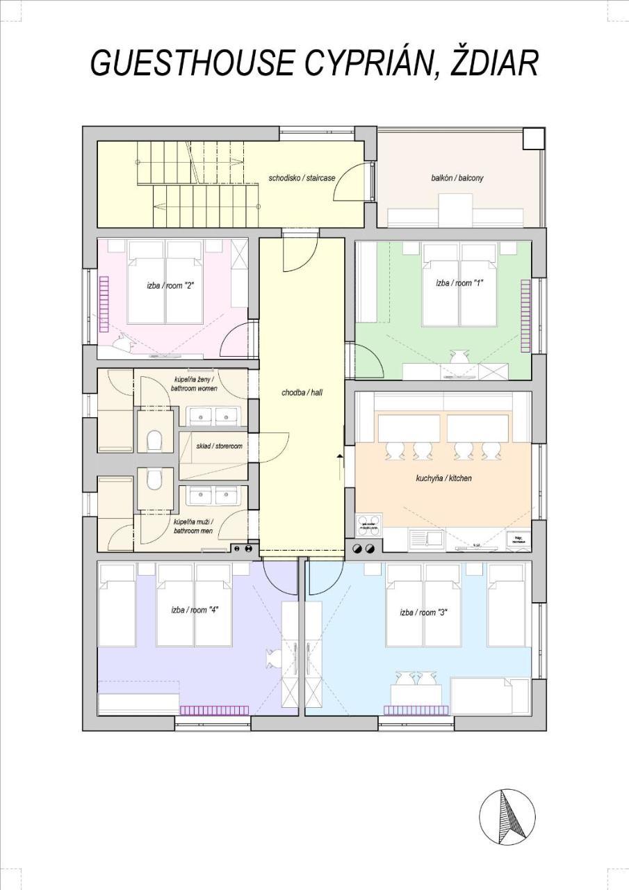 Guesthouse Cyprian Zdiar Ngoại thất bức ảnh
